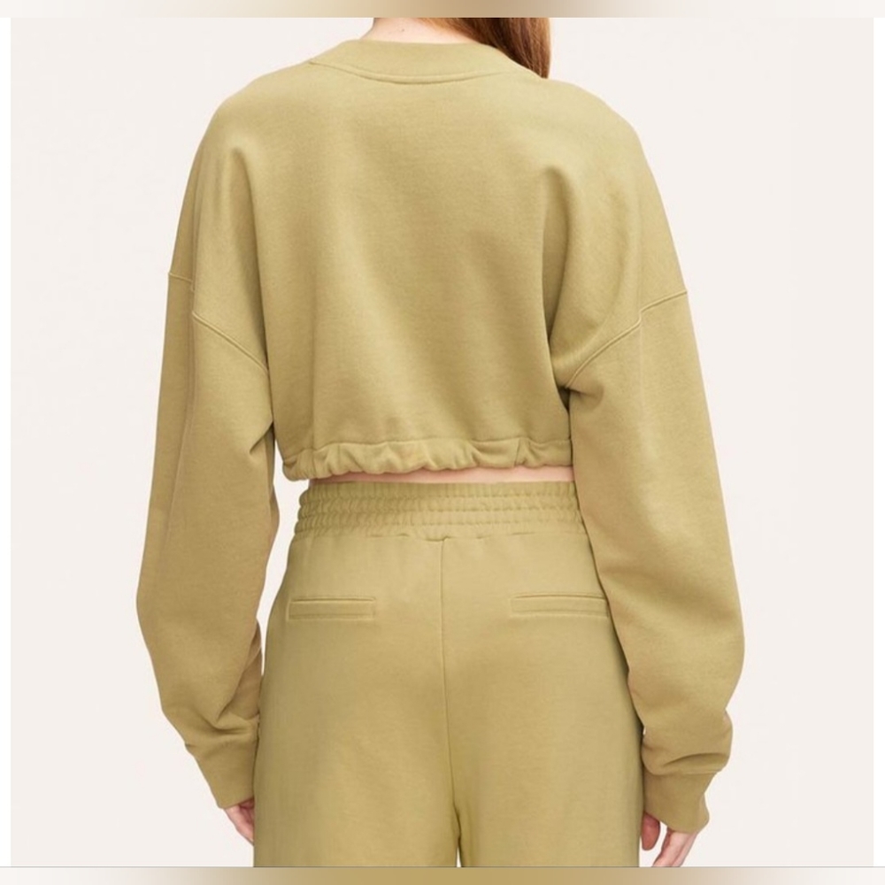 Rebecca Taylor Crop Sweatshirt - Picture 2 of 7